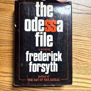 Vintage The Odessa File Book by Frederick Forsyth Viking Press 1972 Paperback